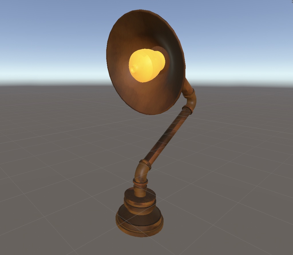 Desk lamp(木造電気スタンド)