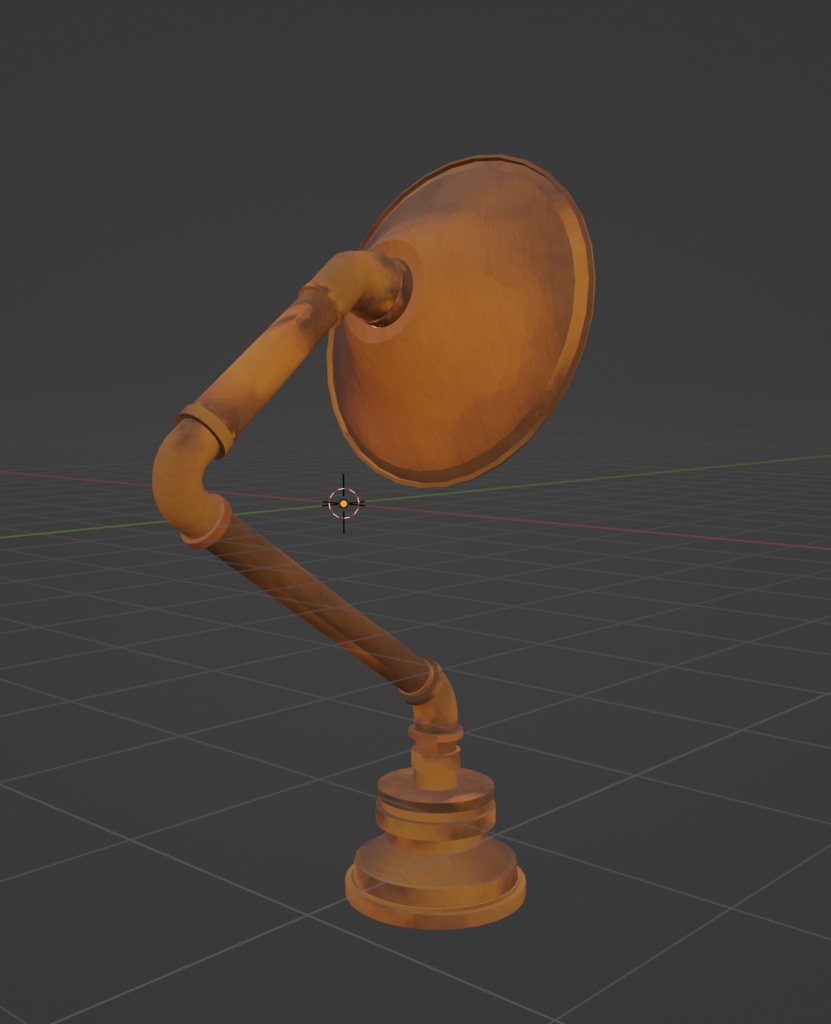 Desk lamp(木造電気スタンド)