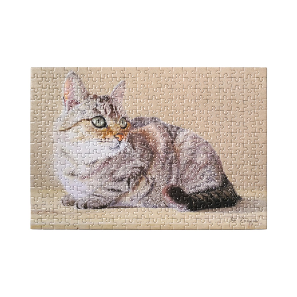 色鉛筆で描いた猫 NO.1