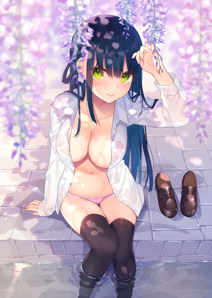 【受注生産】B2タペストリー【藤の花】