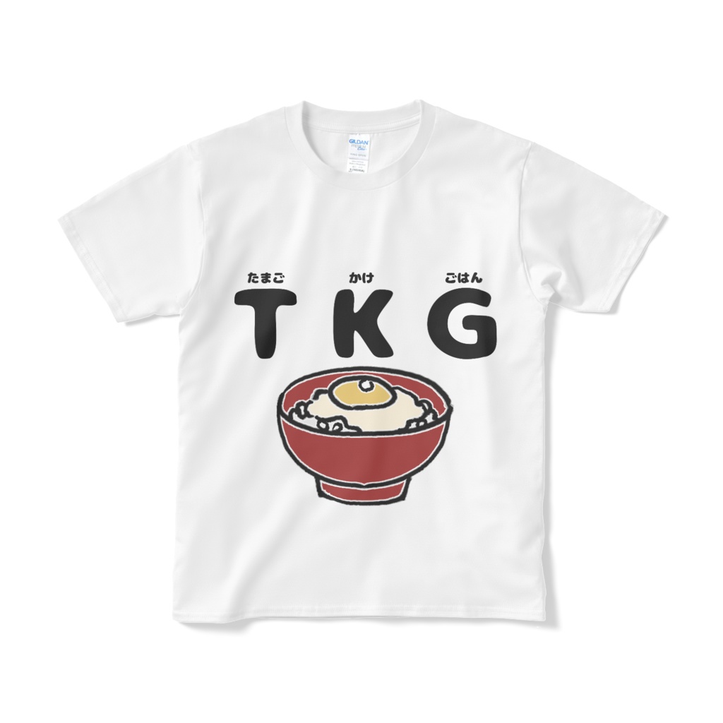 卵かけご飯Tシャツ