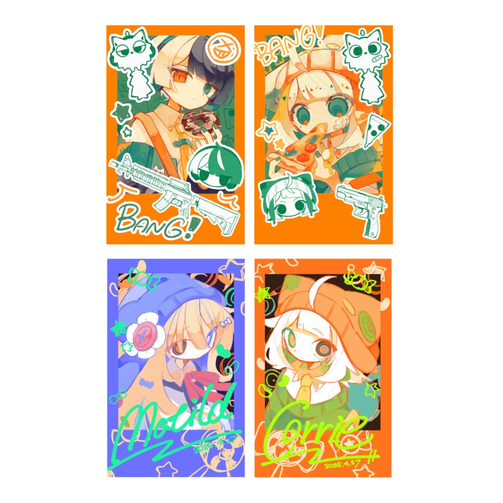 チェキ風カードセット