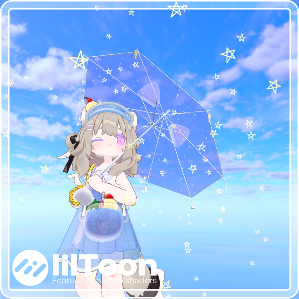 【VRChat想定】10.8⭐Star Brolly⭐·パーティクルシステム付き