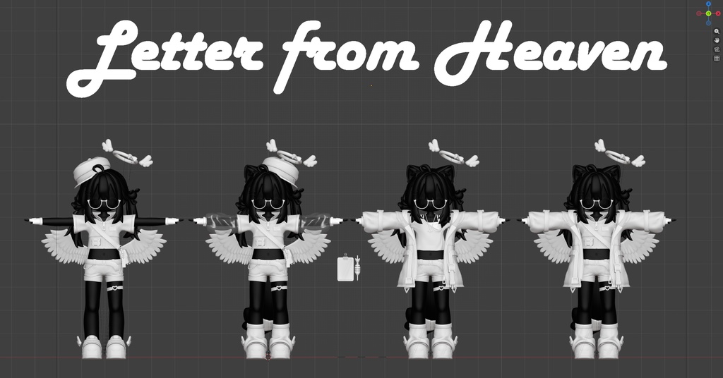 【無料】｜未完成の作品｜Blender作業ファイル