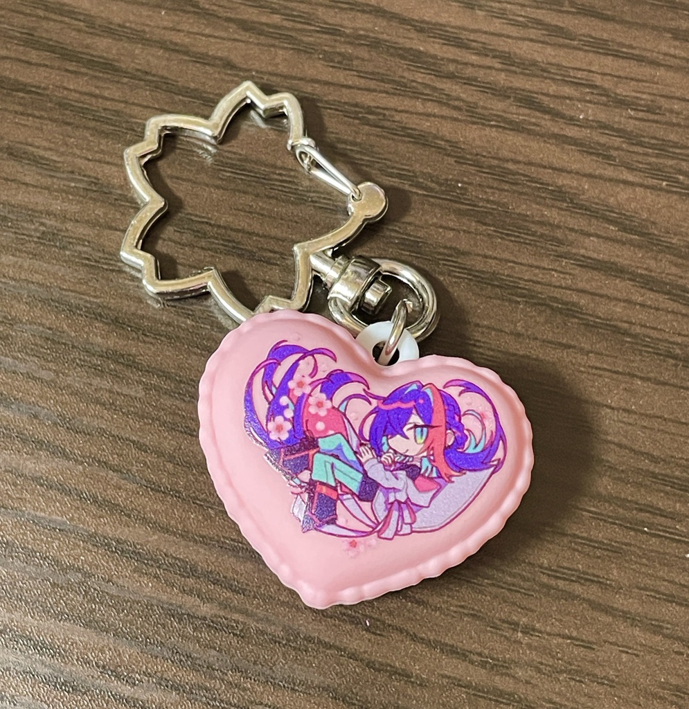 立華ギンさくらマカロンキーホルダー