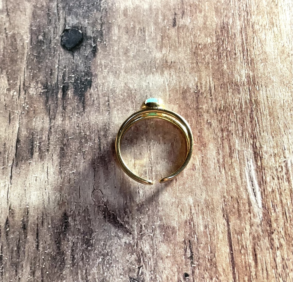 アマゾナイトのリング