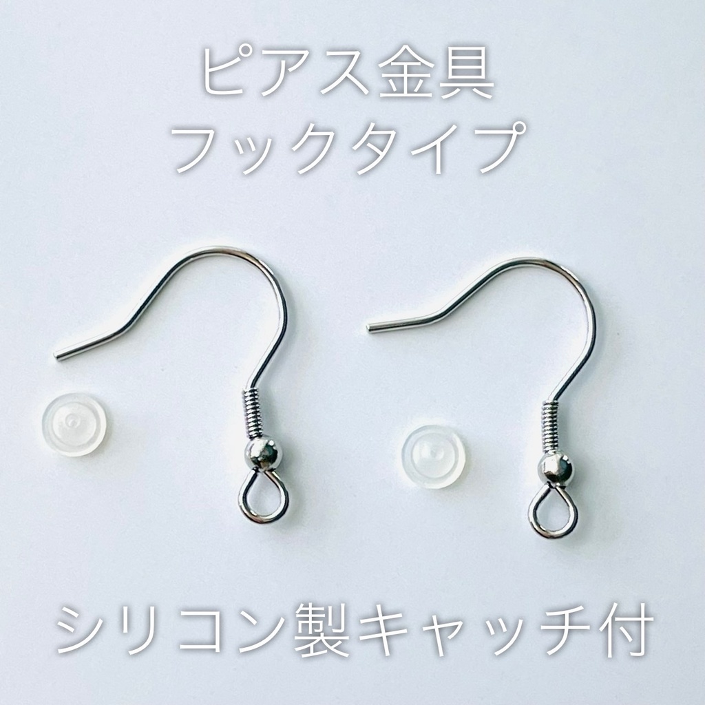 ⭐︎ブラックフラワー×パール イヤリング/ピアス