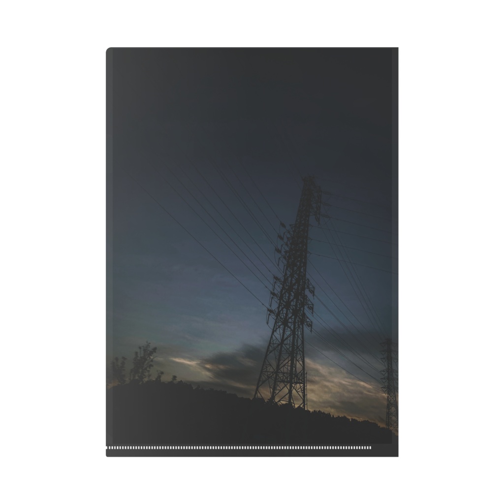 鉄塔クリアファイル