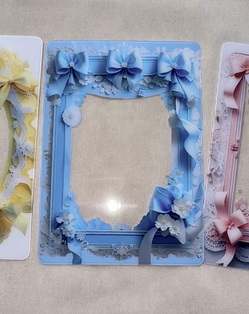 Oshipock Blue_ふんわりりぼん