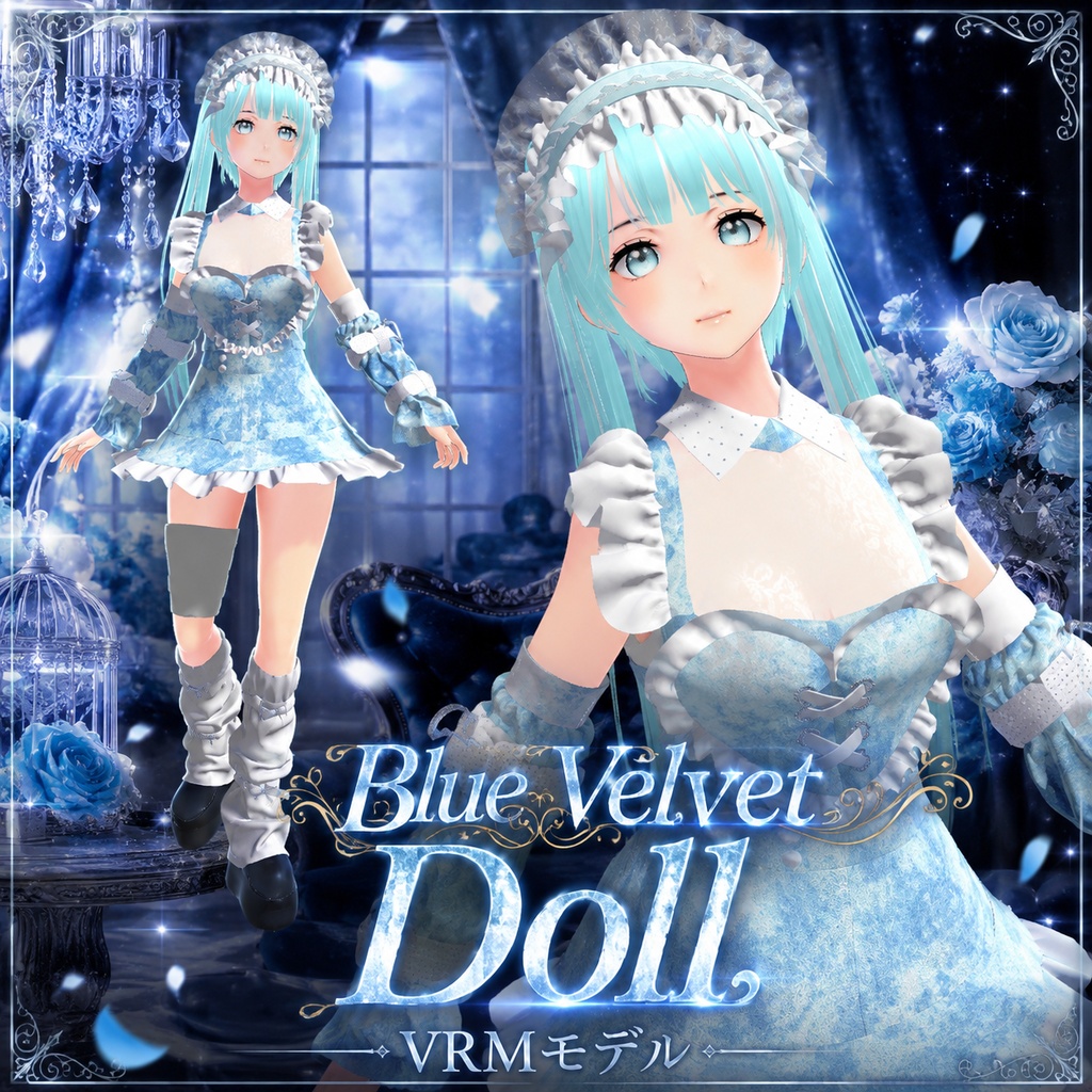 Blue Velvet Doll