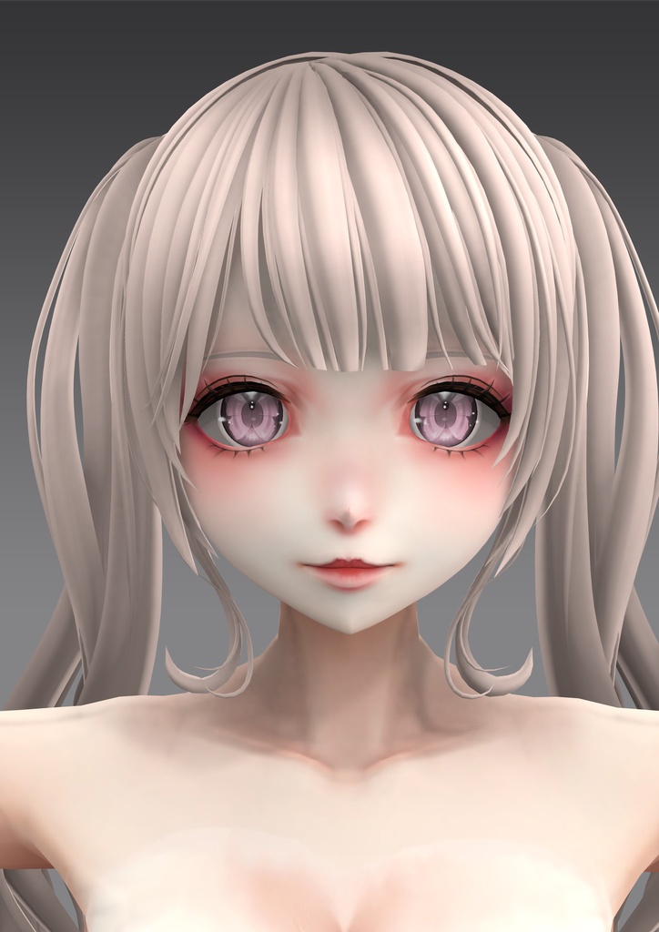 FBX・VRM素体モデル_LOVE BITES BACK