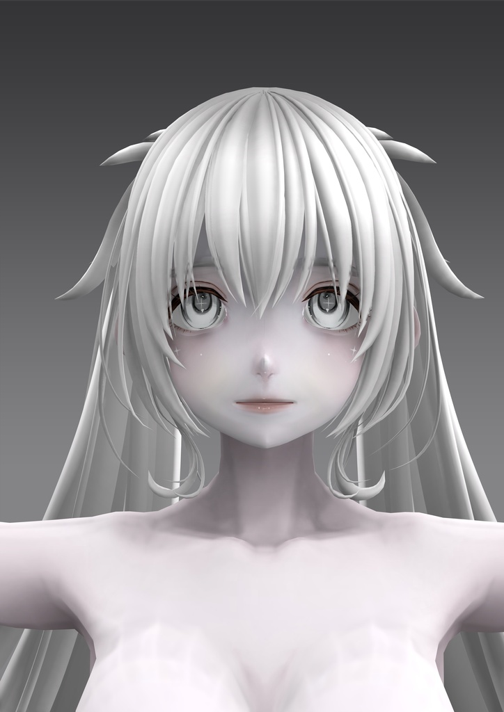 FBX・VRM素体モデル_DARK SERENADE