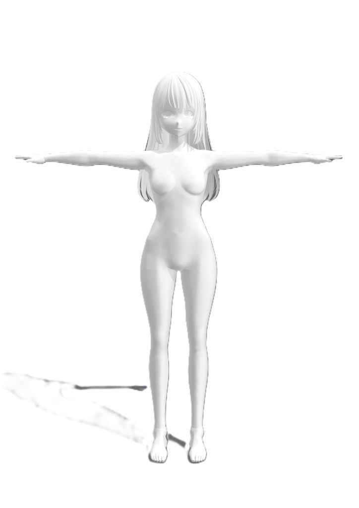 FBX・VRM素体モデル