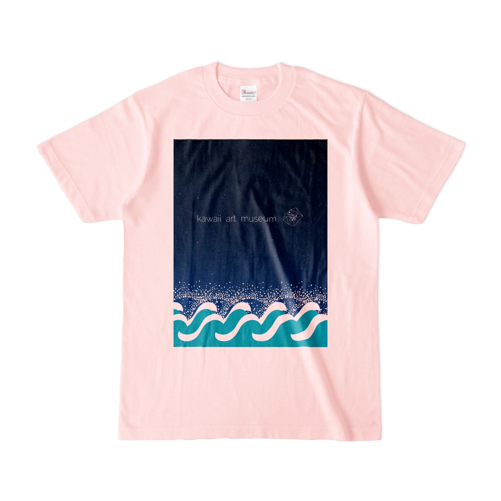 kawaii art museum♡オリジナルデザインTシャツ♡よるの海