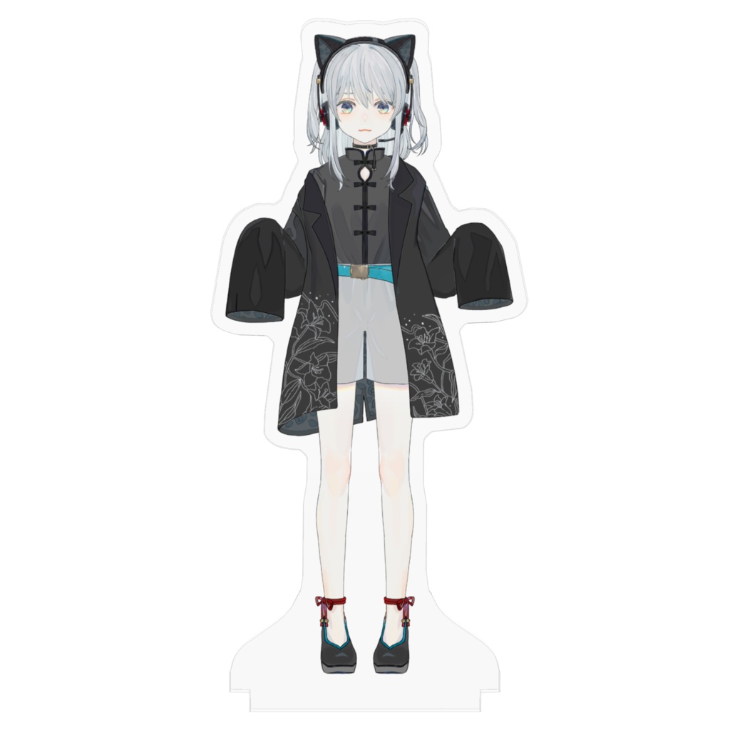 【特典付き】アクリルフィギュア(猫耳デフォルト)【猫麦とろろ/個人Vtuber】