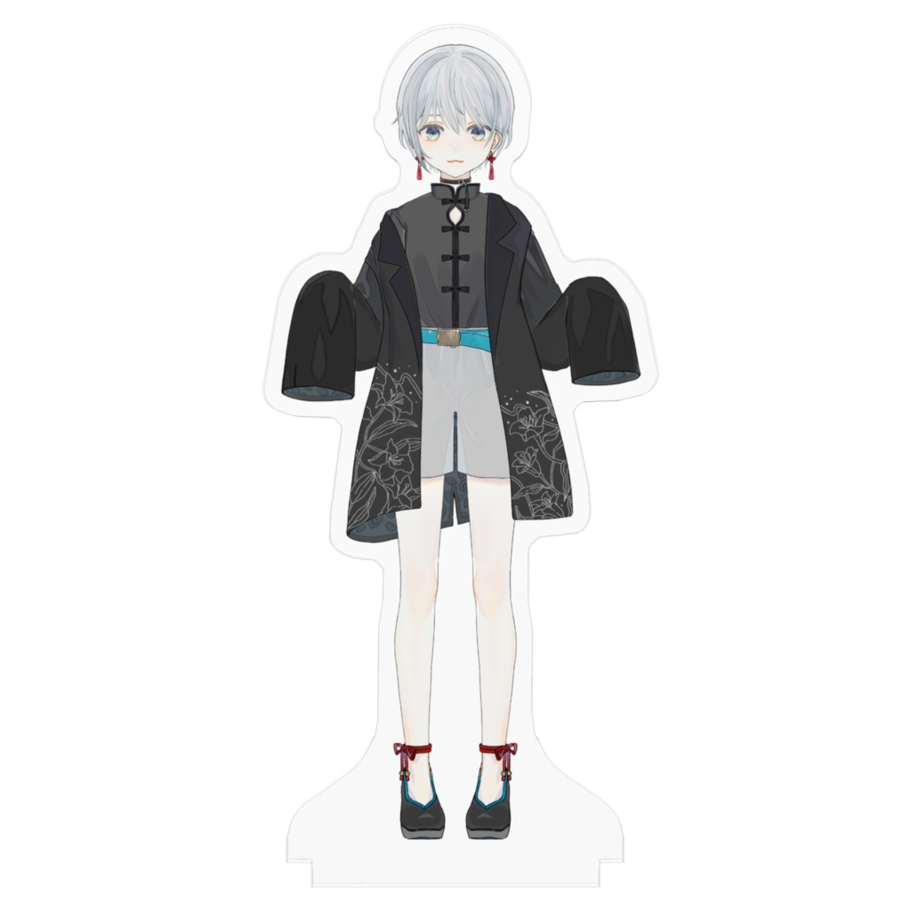 【特典付き】アクリルフィギュア(ショート)【猫麦とろろ/個人Vtuber】