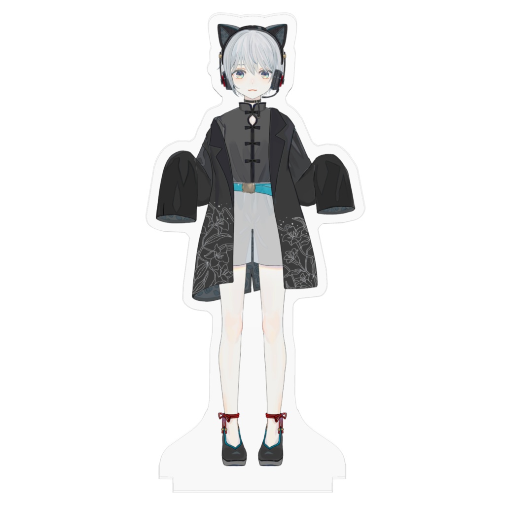 【特典付き】アクリルフィギュア(猫耳ショート)【猫麦とろろ/個人Vtuber】