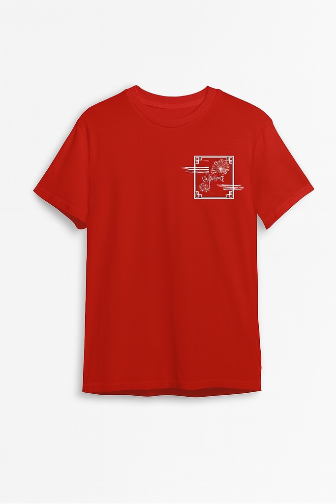 【NEW】Qtwins original Tシャツ(赤)