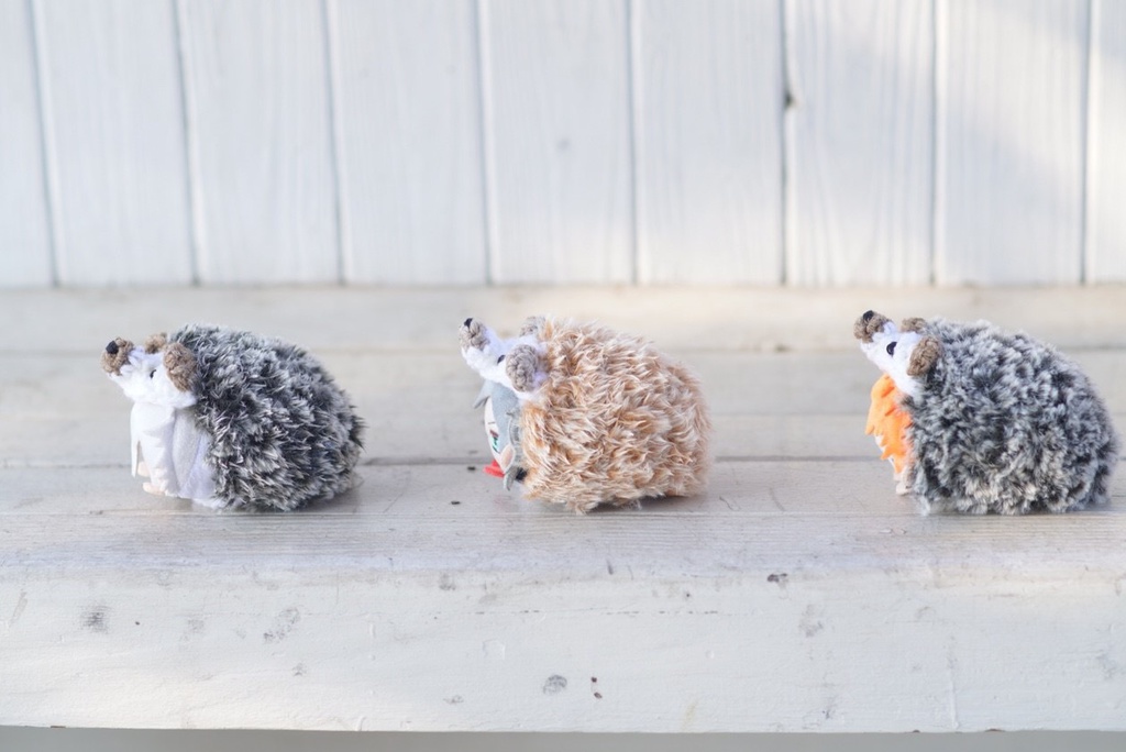 もちころりん着ぐるみ ハリネズミ(こげ茶)