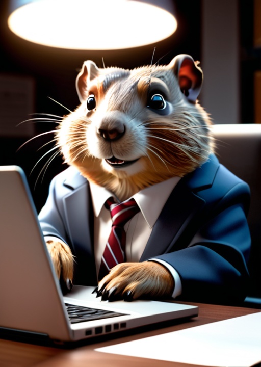 AI生成のゴーファー企業ハッスルパック - 画像100枚