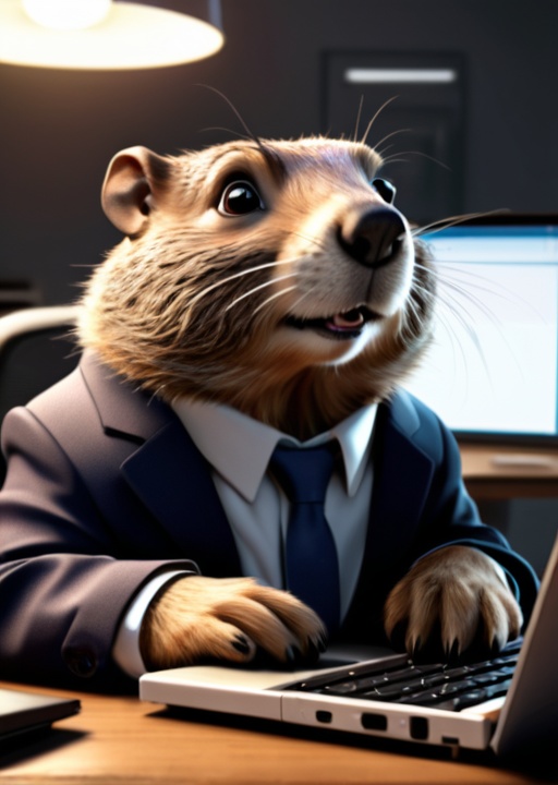 AI生成のゴーファー企業ハッスルパック - 画像100枚