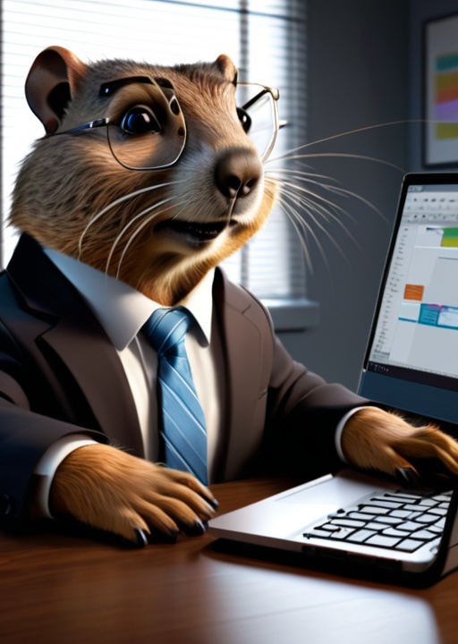 AI生成のゴーファー企業ハッスルパック - 画像100枚