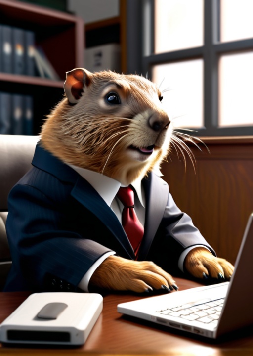 AI生成のゴーファー企業ハッスルパック - 画像100枚