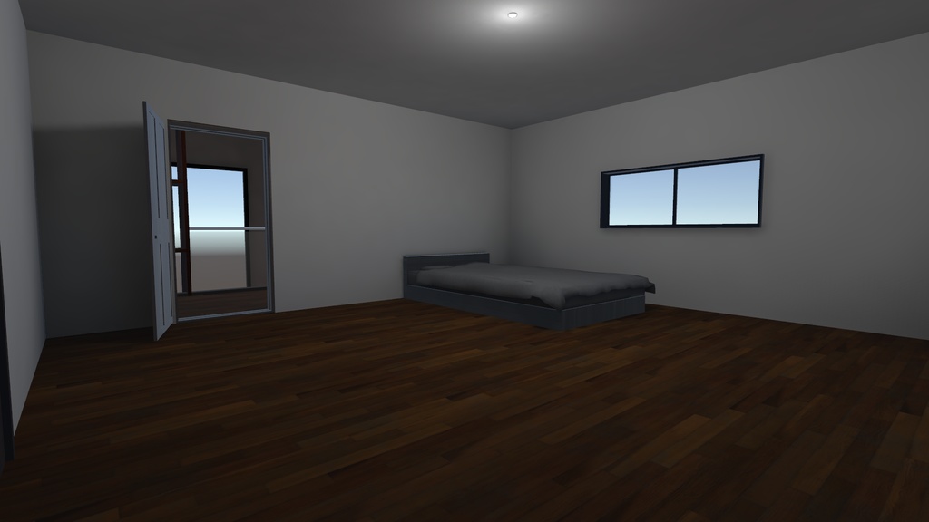 【VRChat想定】ModenHouse【家モデル】