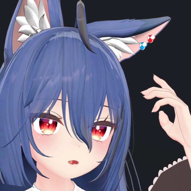 【VRChat想定】忘れないためのイヤリング【3Dモデル】