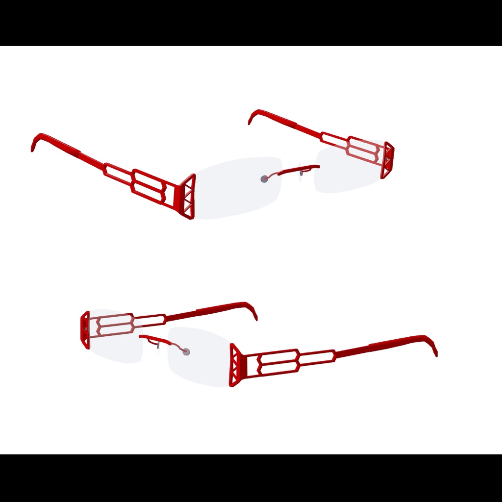 サイバーお狐ニンジャイメージ眼鏡