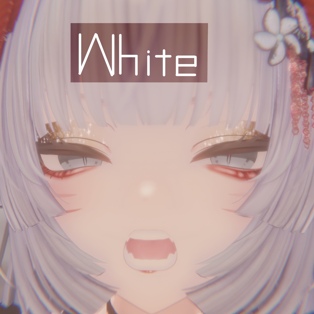 【真央】メイク&アイテクスチャ&顔のシェイプキー ーVRChat神社のいなりさま❣ー