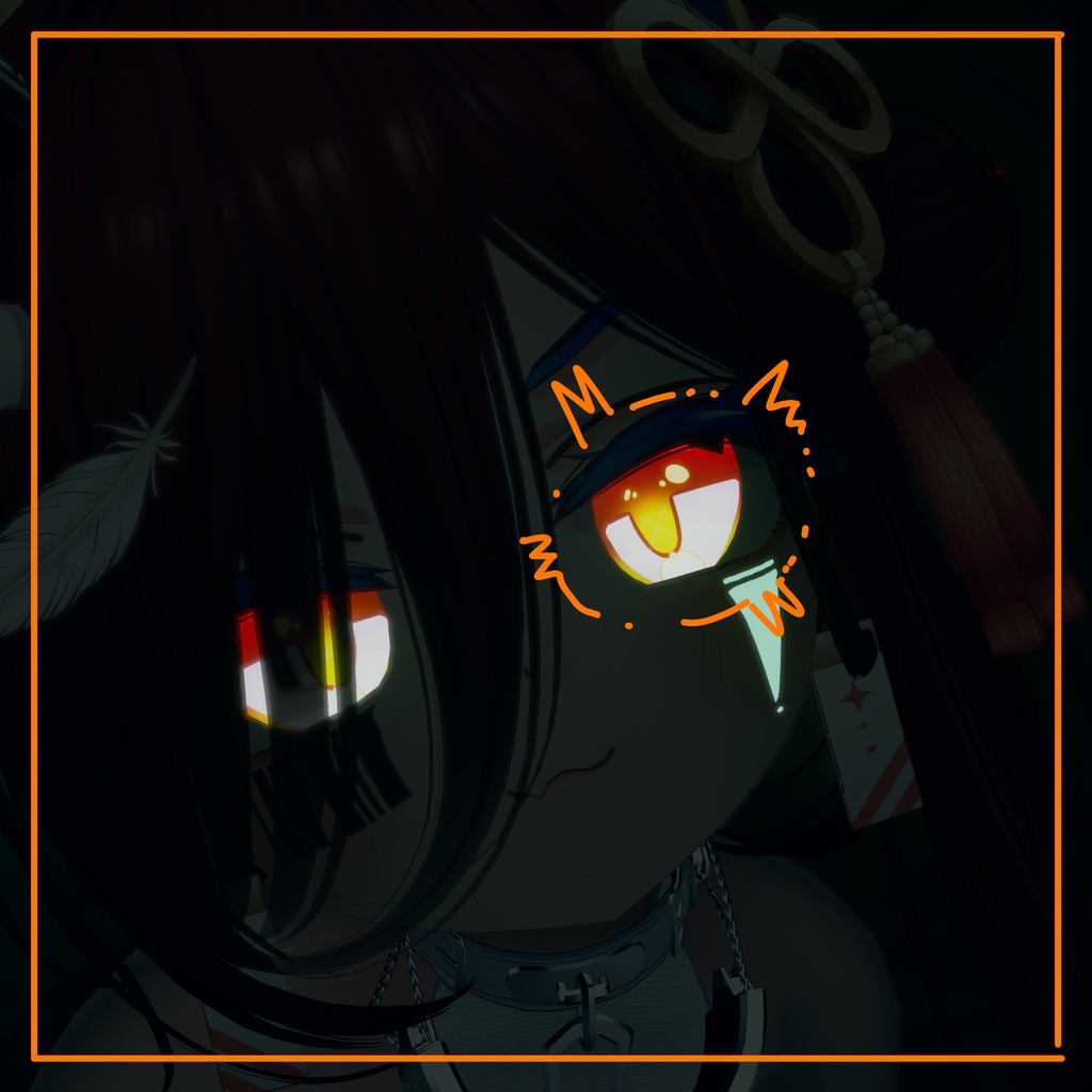 【イチゴ】アイテクスチャ&メイク&顔シェイプキー ーインGAMEー