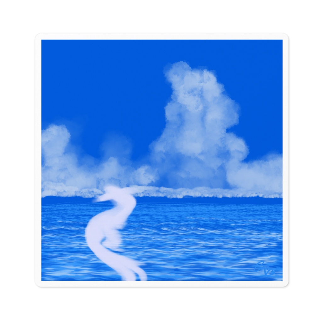 夏の亡霊ステッカー
