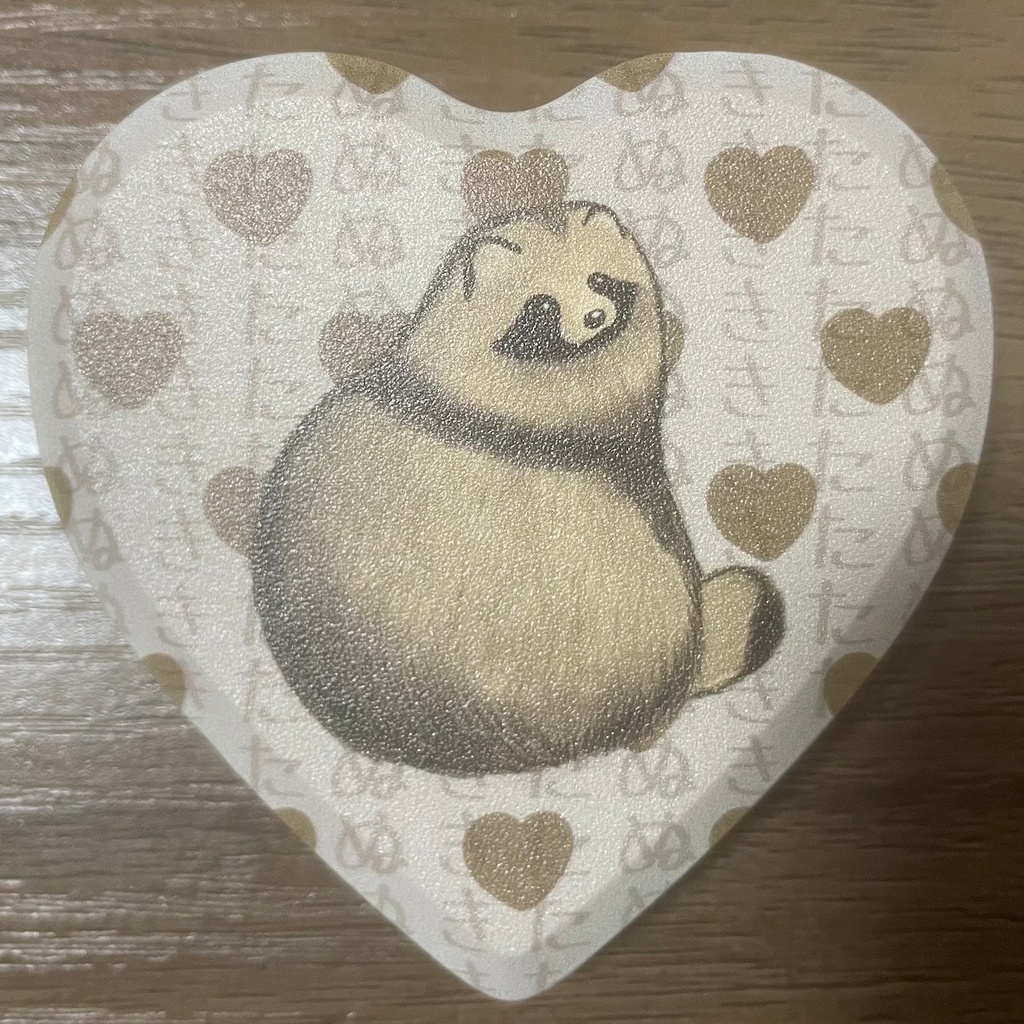 【3/8迄発送分】たぬき推し!光るバッジ