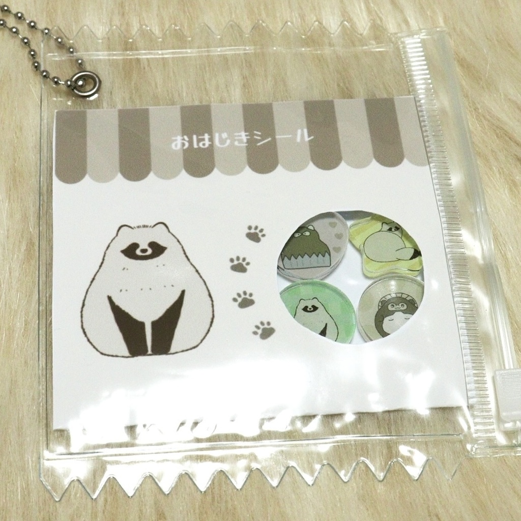 【3/8迄発送分】おはじきシールストラップ