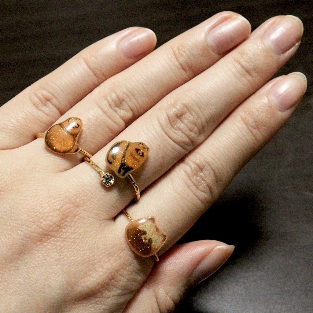 【3/8迄発送分】たぬき指輪