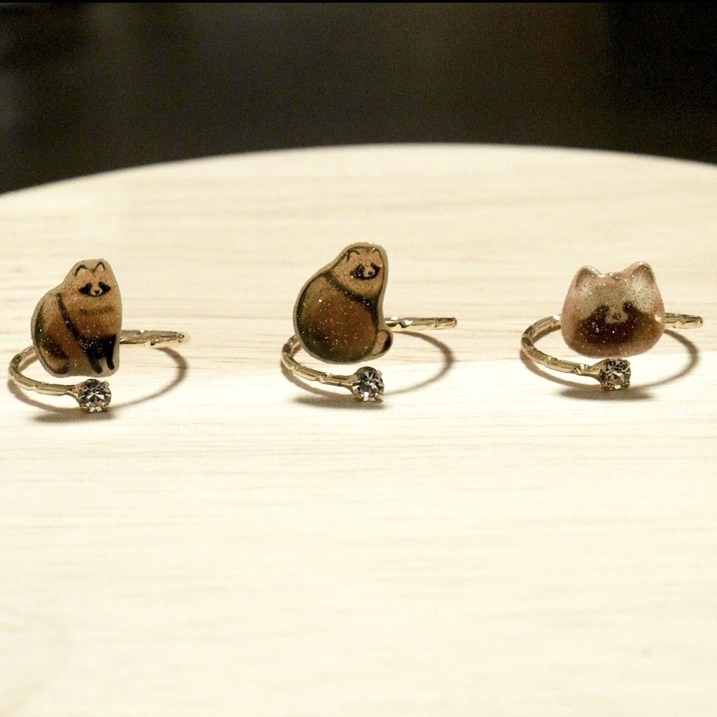 【4/5迄発送分】たぬき指輪