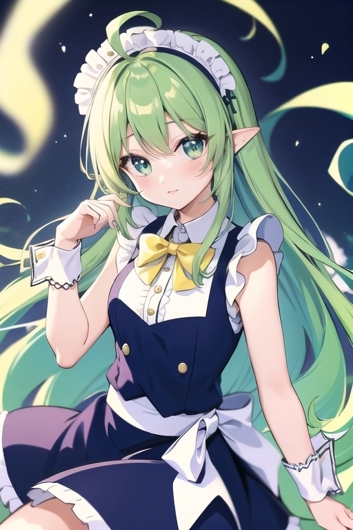 Ai画像　メイド