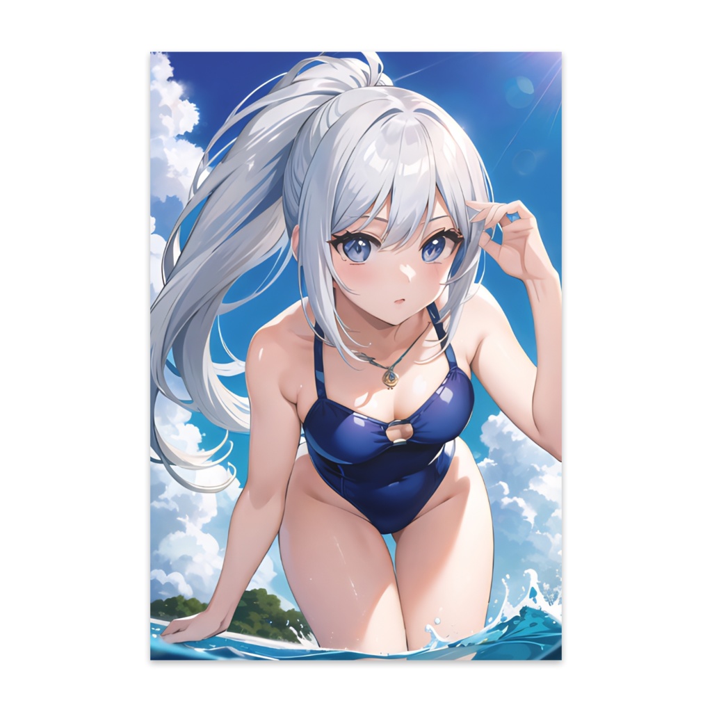 水着少女