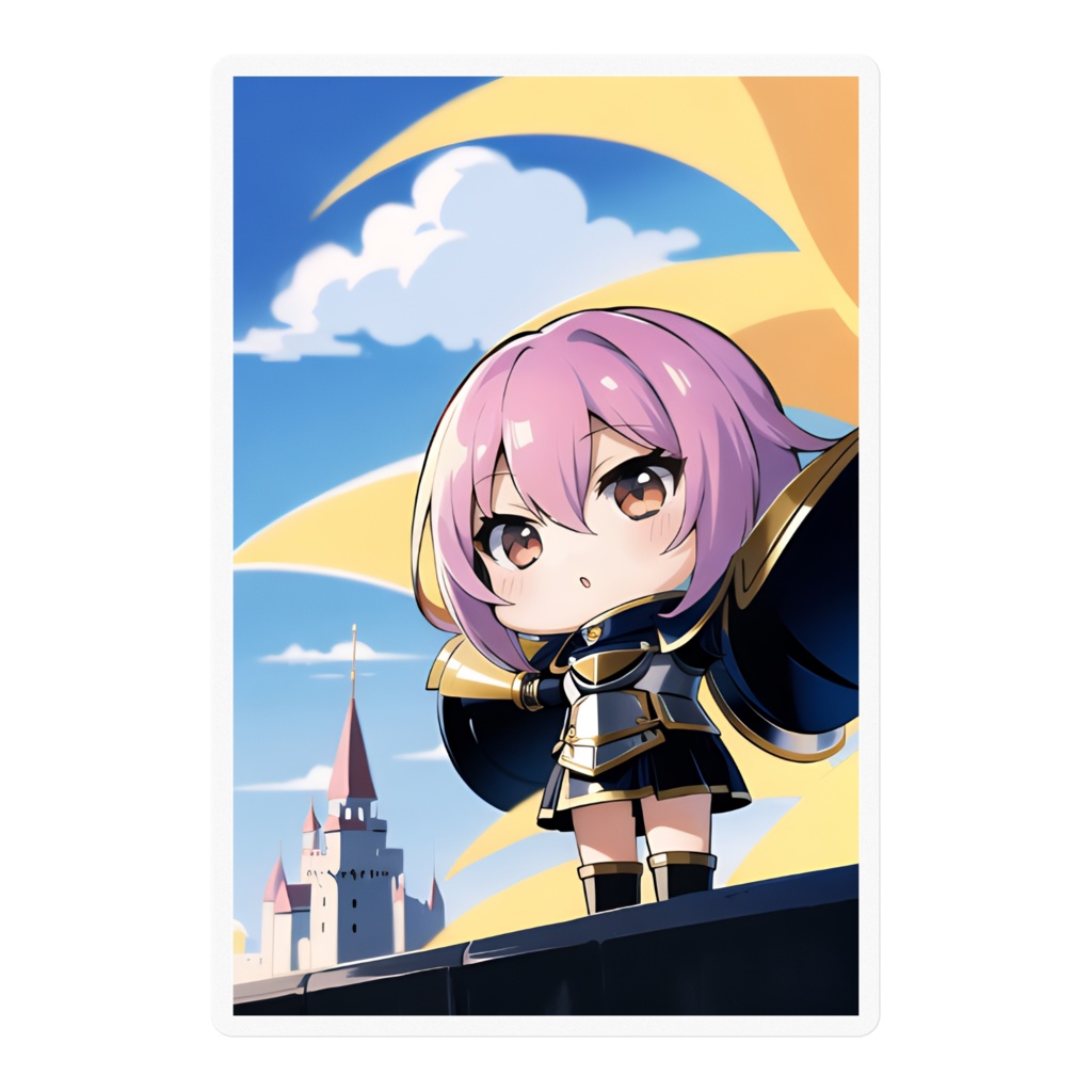 どや顔騎士ステッカー