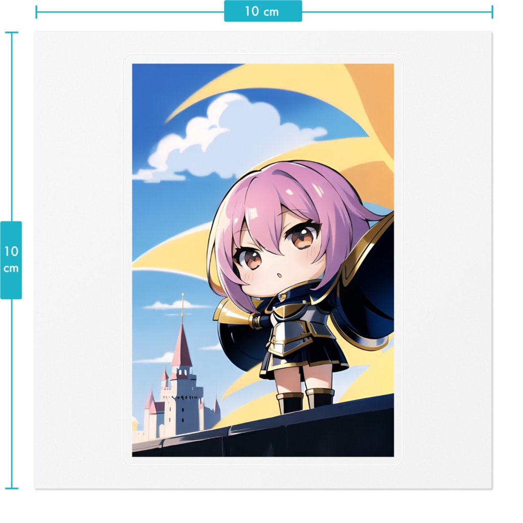 どや顔騎士ステッカー