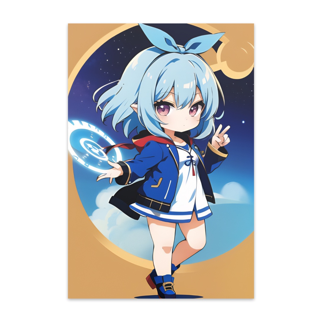 青髪少女