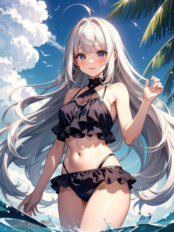 水着少女