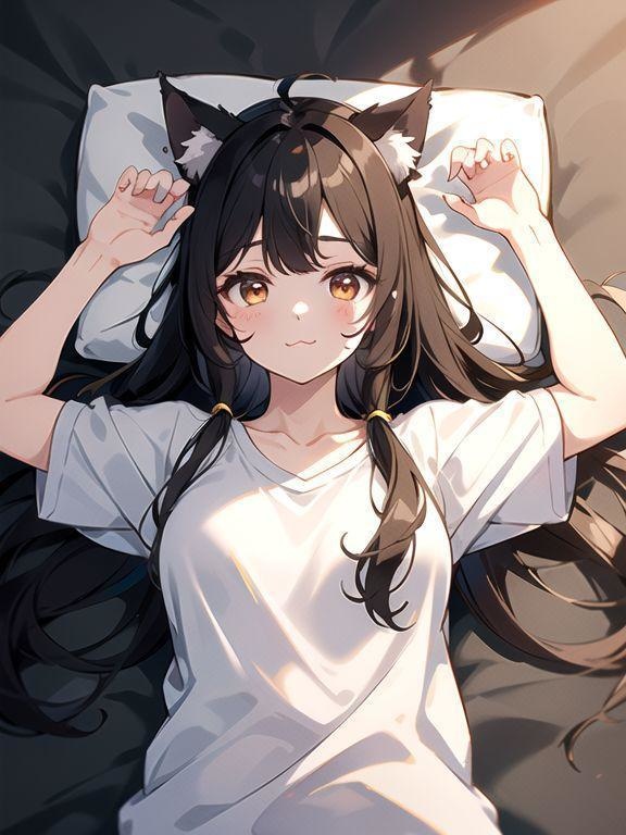 甘えん坊な猫耳少女