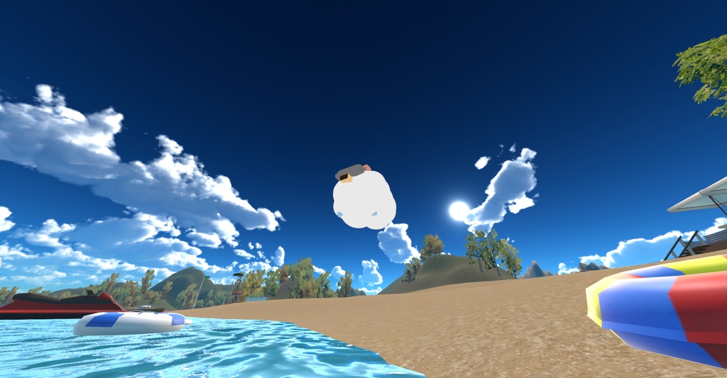 【Cluster用アバター】クラウド犬