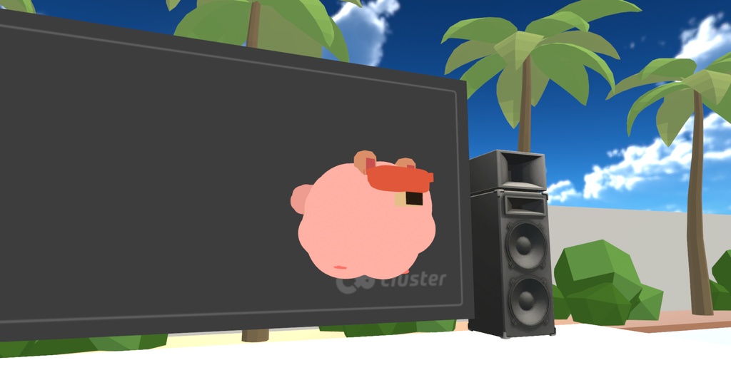 【Cluster用アバター】クラウド犬