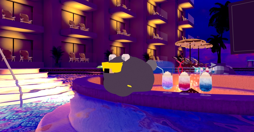 【Cluster用アバター】クラウド犬