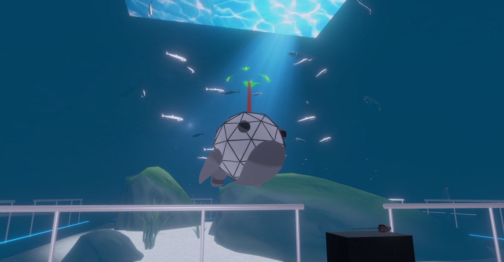 【Cluster用アバター】オーシャンホエール(模様Ver)