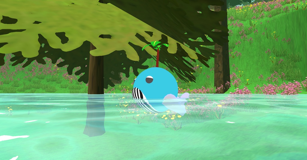 【Cluster用アバター】オーシャンホエール(ノーマルVer)