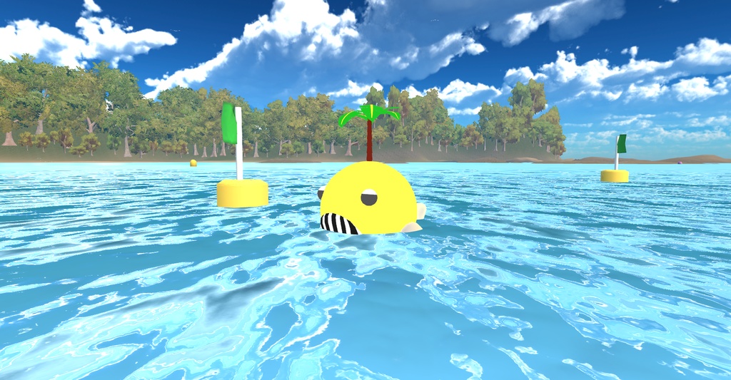 【Cluster用アバター】オーシャンホエール(ノーマルVer)